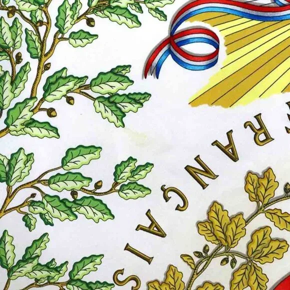 Hermes Scarf Carre 90 Orange Multicolor - Picture 6 of 10